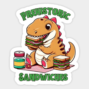 BLT dinosaur Sticker